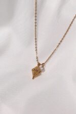 Κολιέ Χρυσό με Λεπτομέρεια