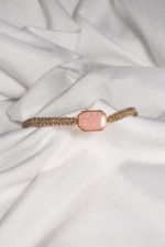 Πλεκτό Βραχιόλι Ροζ - Image 2