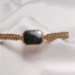 Πλεκτό Βραχιόλι Μαύρο