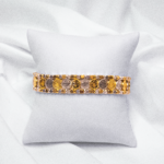 Πλεκτό Χρυσό - Ασημί Βραχιόλι