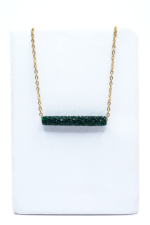 Κολιέ Με Στράς Πράσινο