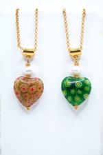 Κολιέ Καρδιά ( Καφέ) - Image 2