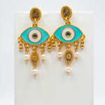 Σκουλαρίκια Τιρκουάζ "Μάτι"