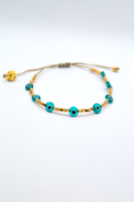 Μακραμέ Βραχιόλι με Ματάκι Βεραβάν - Image 2