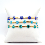 Μακραμέ Βραχιόλι με Ματάκι Βεραβάν