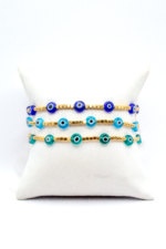 Μακραμέ Βραχιόλι με Ματάκι Βεραβάν