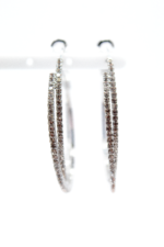 Διπλοί Κρίκοι με Στράς