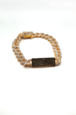 Ασημένιο Βραχιόλι 925 με Μαύρο Ζιργκόν - Image 3