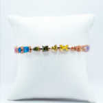 Πολύχρωμο Ασημένιο Βραχιόλι 925