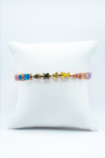 Πολύχρωμο Ασημένιο Βραχιόλι 925