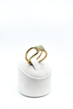 Επίχρυσο Ασημένιο Δαχτυλίδι 925