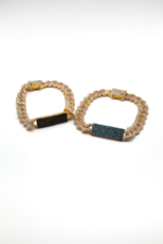 Ασημένιο Βραχιόλι 925 με Μπλέ Ζιργκόν - Image 2